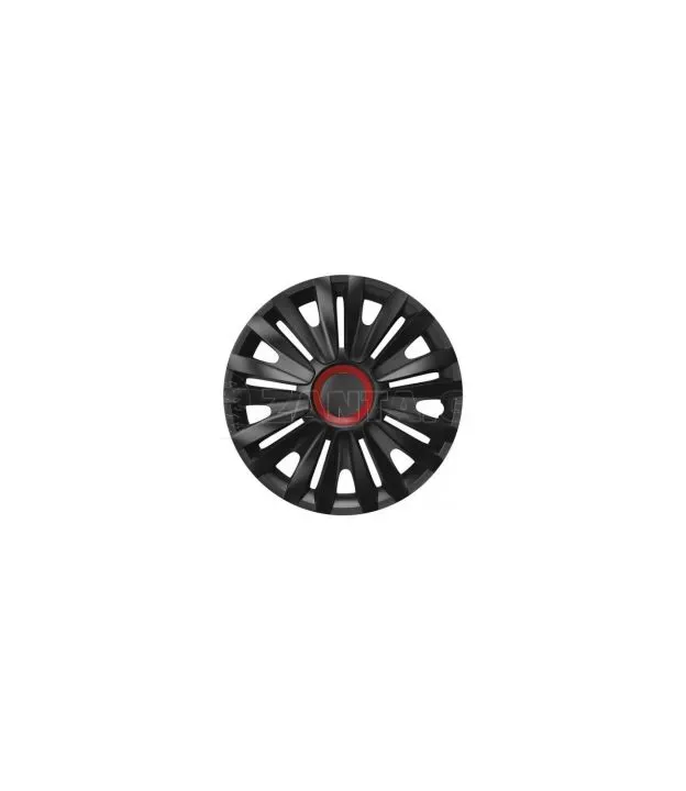 Τάσια Versaco Royal Red Ring / Μαύρο - 13'' σετ - 4τμχ.