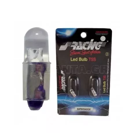 Simoni Racing T5S BA5S LED ΚΟΚΚΙΝΑ 2TMX  SRLT5/SR 