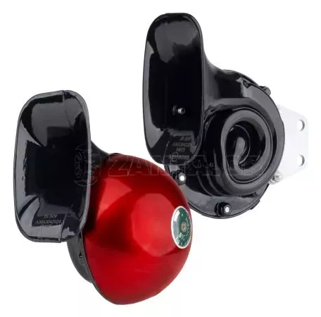 AMIO ΚΟΡΝΑ ΣΑΛΙΓΓΑΡΙΑ 12V - 110dB ΚΟΚΚΙΝΟ/ΜΑΥΡΟ ΑΜΙΟ - 2 ΤΕΜ. 04075/AM 