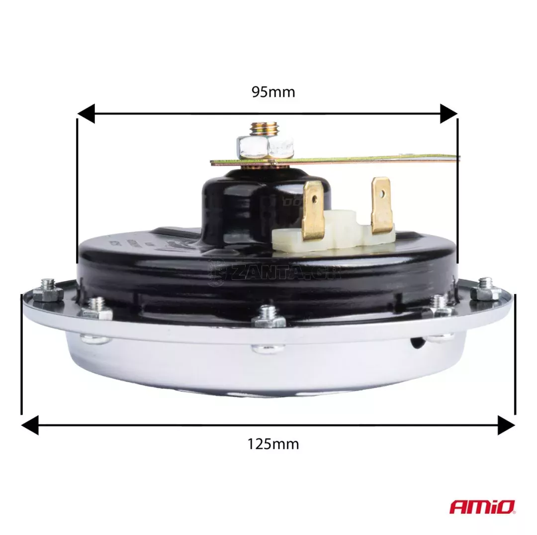 AMIO ΚΟΡΝΑ ΑΥΤΟΚΙΝΗΤΟΥ/ΤΡΑΚΤΕΡ 12V 110db ΑΜΙΟ - 1 ΤΕΜ. 04074/AM