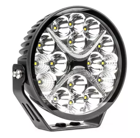 AMIO ΠΡΟΒΟΛΕΑΣ ΟΔΗΓΗΣΗΣ ΣΤΡΟΓΓΥΛΟΣ LED PRO IP67 9600lm 10-30V - 80W - 6000K - 16 LED - 178x178x65mm ΑΜΙΟ - 1 ΤΕΜ. 03871/AM 