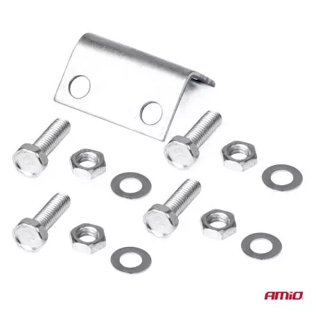 AMIO ΚΟΡΝΑ ΠΝΕΥΜΑΤΙΚΗ 12/24V 118db ΔΙΠΛΗ 2 ΤΟΝΩΝ ΧΡΩΜΙΟ ΑΜΙΟ - 1 ΤΕΜ. 03617/AM 