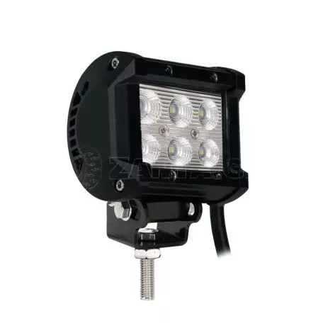 M-tech ΠΡΟΒΟΛΕΑΣ LIGHT BAR FLOOD 10-32V 18W 1200lm OSRAM 6xLED 96 x 63 x 108 mm ΜΠΑΡΑ LED M-TECH -1 ΤΕΜ WLO601/MT 
