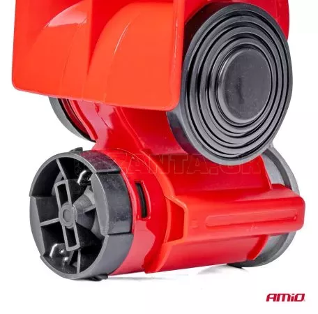AMIO ΚΟΡΝΑ 12V 139db  ΜΕ ΕΝΣΩΜΑΤΩΜΕΝΟ ΣΥΜΠΙΕΣΤΗ ΚΑΙ ΡΕΛΕ ΑΜΙΟ - 1 ΤΕΜ. 03619/AM 