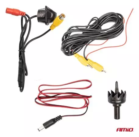 AMIO ΚΑΜΕΡΑ ΟΠΙΣΘΟΠΟΡΕΙΑΣ 12V LED ME NYΧΤΕΡΙΝΗ ΛΗΨΗ HD-305 ΑMiO - 1 TEM. 03527/AM 