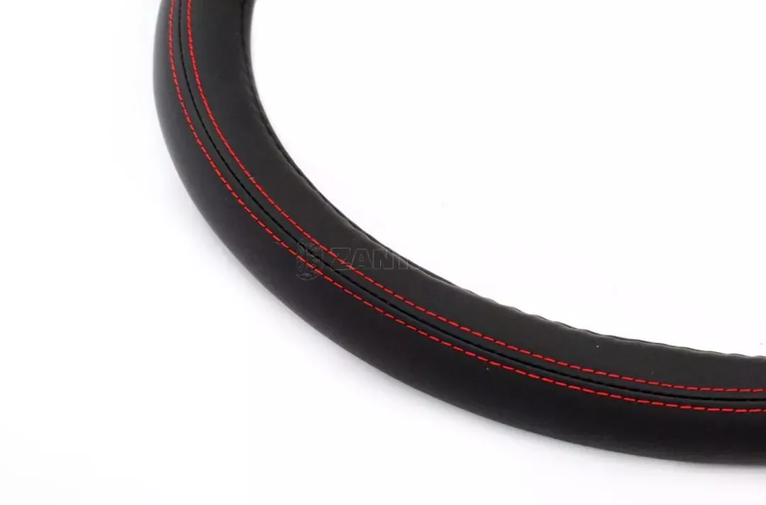 AMIO ΚΑΛΥΜΜΑ ΤΙΜΟΝΙΟΥ 37/39CM SWC-01 ΜΑΥΡΟ ΜΕ ΚΟΚΚΙΝΗ ΡΑΦΗ 01355/AM