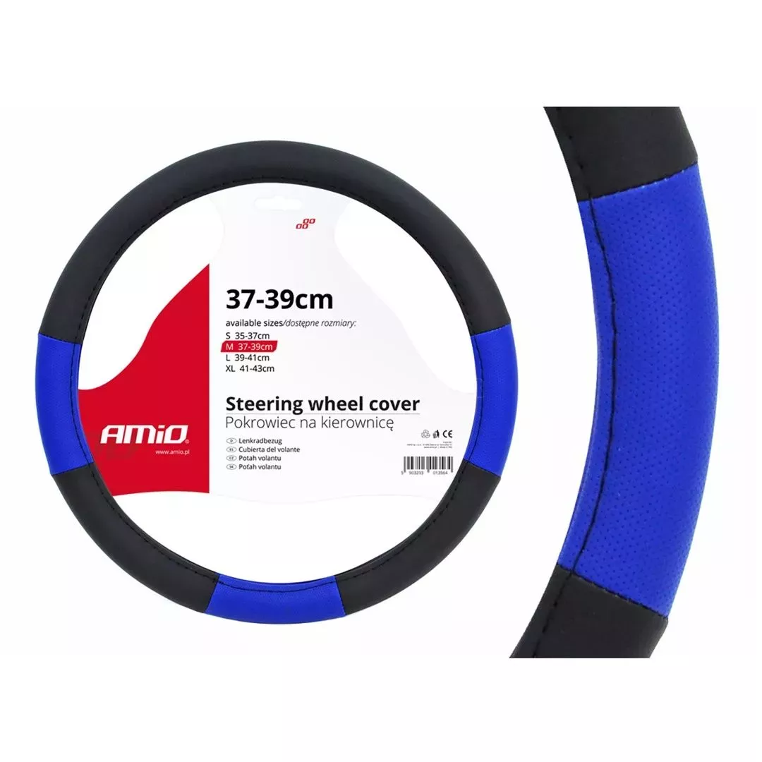 AMIO ΚΑΛΥΜΜΑ ΤΙΜΟΝΙΟΥ 37/39CM SWC-04 ΜΑΥΡΟ/ΜΠΛΕ AMiO – 1 ΤΕΜ. 01359/AM