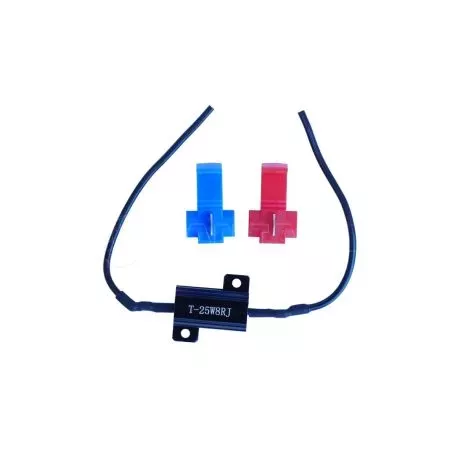 Simoni Racing ΑΝΤΙΣΤΑΣΗ CAN-BUS ΓΙΑ ΛΑΜΠΕΣ LED T20 25W 8 Ohm12V (ΑΝΤΙΣΤΑΣΗ-ΨΕΥΤΗΣ-CANCELLER) 1ΤΕΜ. SRW25 