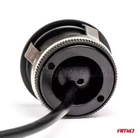 AMIO ΚΑΜΕΡΑ ΟΠΙΣΘΟΠΟΡΕΙΑΣ 12V 720pHD ΜΕ ΡΥΘΜΙΣΗ ΚΛΙΣΗΣ ΣΤΡΟΓΓΥΛΗ  HD-340 ΑMiO - 1 TEM. 03536/AM 