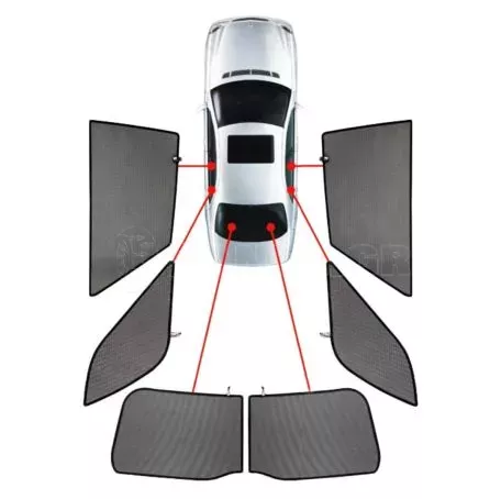 CarShades ΚΟΥΡΤΙΝΑΚΙΑ ΜΑΡΚΕ CAR SHADES ΓΙΑ BMW ΣΕΙΡΑ1 F40 5D 2019+  - 6 ΤΕΜ. PVC.BMW-1SER-5-C 