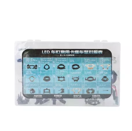M-tech KIT ΜΕ ΑΝΤΑΠΤΟΡΕΣ ΓΙΑ ΛΑΜΠΕΣ LED 36 ΤΕΜΑΧΙΩΝ ΣΕ ΒΑΛΙΤΣΑΚΙ ΠΛΑΣΤΙΚΟ M-TECH  PLS101/MT 
