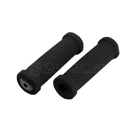 Lampa ΧΕΙΡΟΛΑΒΕΣ ΠΟΔΗΛΑΤΟΥ 125+125mm 22mm ΜΑΥΡΑ SOFT MAN-1 2ΤΕΜ 9280.1-LB 