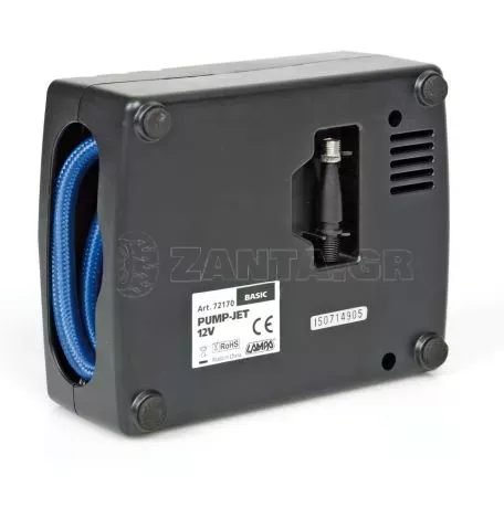Lampa Κομπρεσέρ Ελαστικών 12V 450ml με υγρό επισκευής 450ml Μανόμετρο 	& Μετρητή Πίεσης  L7217.0 