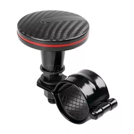 Lampa ΤΕΜΠΕΛΗΣ ΤΙΜΟΝΙΟΥ SPINNY LINE 60mm ΓΙΑ ΤΙΜΟΝΙΑ 30>37mm (ΜΑΥΡΟ CARBON ΜΕ ΚΟΚΚΙΝΗ ΡΙΓΑ) L0013.9 