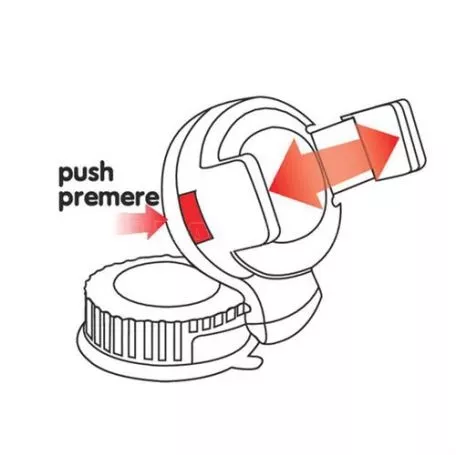 Lampa Βάση κινητού PROTEUS (65mm max) L7251.1/T 