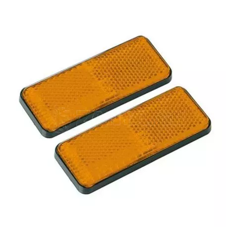 Lampa ΑΝΤΑΝΑΚΛΑΣΤΙΚΑ ΠΟΡΤΟΚΑΛΙ EURO-NORM 90x35mm 2ΤΕΜ L2054.1 