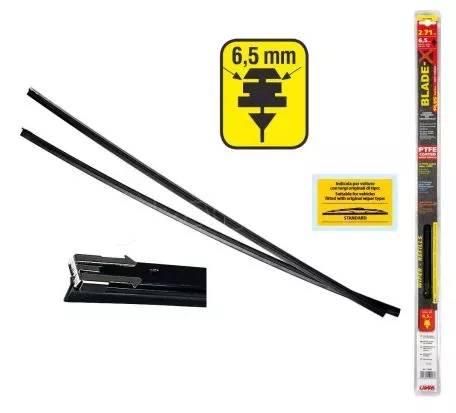 Lampa ΛΑΣΤΙΧΑ ΥΑΛΟΚ/ΡΩΝ 6,5mm 2x71cm BLADE-X ΜΕ ΛΑΜΑΚΙ 2 ΤΕΜΑΧΙΑ L1900.3 