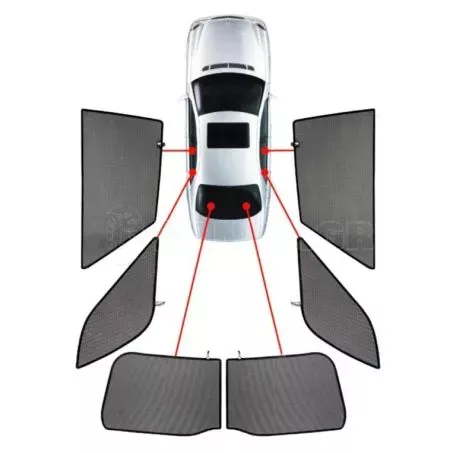 CarShades ΚΟΥΡΤΙΝΑΚΙΑ ΜΑΡΚΕ CAR SHADES ΓΙΑ TOYOTA AVENSIS SW 2009>  - 6 ΤΕΜ. PVC.TOY-AVEN-E-C 