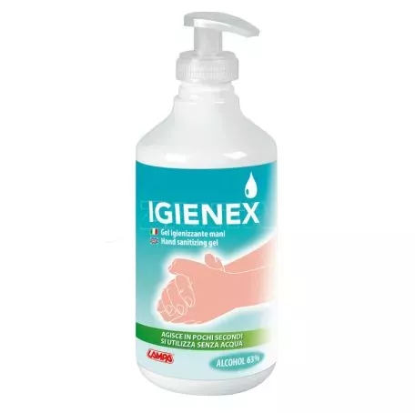 Lampa ΑΝΤΙΣΗΠΤΙΚΟ ΤΖΕΛ ΧΕΡΙΩΝ IGIENEX (63% ΑΛΚΟΟΛΗ) ΜΕ ΝΤΙΣΠΕΝΣΕΡ 500ml L3821.0 