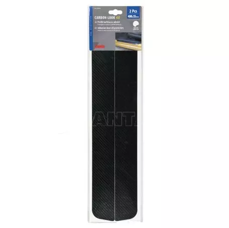 Lampa ΜΑΡΣΠΙΕ ΠΟΡΤΑΣ ΕΣΩΤΕΡΙΚΑ (L) 480x55mm CARBON LOOK 2ΤΕΜ. L0205.4 