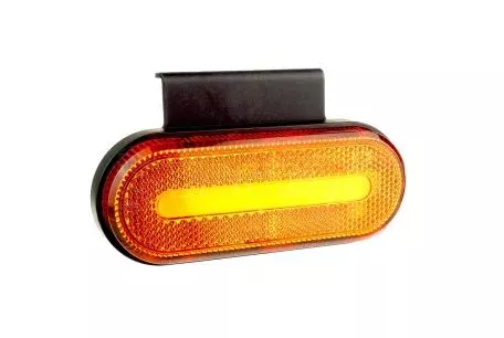 AMIO ΦΩΣ ΟΓΚΟΥ ΦΟΡΤΗΓΟΥ LED ΠΟΡΤΟΚΑΛΙ ΟΒΑΛ 10-30V 124x49x22mm ΑΔΙΑΒΡΟΧΟ OM-01-O AMIO 1ΤΕΜ. 02374/AM 