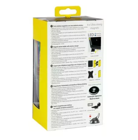 Lampa ΒΑΣΗ ΚΙΝΗΤΟΥ ΜΑΓΝΗΤΙΚΗ ΜΕ ΑΣΥΡΜΑΤΗ ΦΟΡΤΙΣΗ 10WMAX ΤΑΜΠΛΟ/ΤΖΑΜΙ/ΑΕΡΑΓΩΓΟ + ΘΥΡΑ TYPE C​ LAMPA  - 1 TEM. L7255.2 