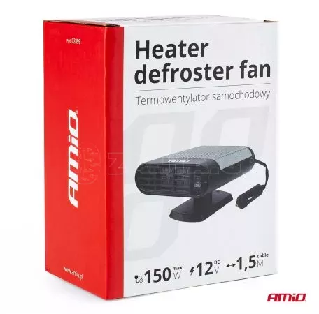 AMIO ΑΕΡΟΘΕΡΜΟ ΑΝΑΠΤΗΡΑ 12V - 150W (ΚΑΛΩΔΙΟ 150 cm) 160x80x120 ΑΜΙΟ - 1 ΤΕΜ. 02899/AM 