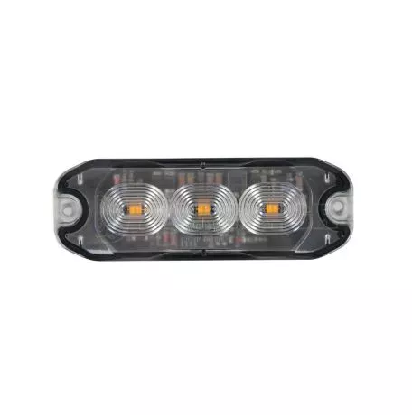 Lampa ΣΤΡΟΜΠΟ ΠΟΡΤΟΚΑΛΙ 12/24V 3 LED 4 ΧΡΗΣΕΩΝ ΑΔΙΑΒΡΟΧΟ IP67 (ΠΑΧΟΣ: 7mm) 88x30mm  LAMPA - 1 TEM. L7298.9 