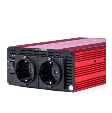 AMIO INVERTER 12>230V 1000W>2000W 3x230V socket PI05 ΑMiO - 1 TEM. 03283/AM 