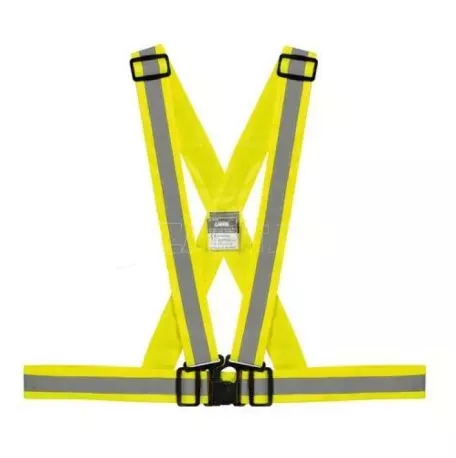 Lampa ΑΝΑΚΛΑΣΤΙΚΗ ΖΩΝΗ X-BELT ΜΕ ΧΙΑΣΤΙ ΤΙΡΑΝΤΕΣ (ΦΩΣΦΟΡΙΖΕ/ΚΙΤΡΙΝΟ/ΠΟΛΥΕΣΤΕΡΙΚΟ) - 1 ΤΕΜ. 9141.0-LM 