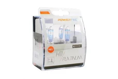 M-tech H11 12V 55W 3.250K +130% PGJ19-2 POWERTECK PLATINUM 2ΤΕΜ. M-TECH PTZPT11-DUO/MT 