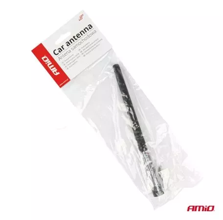 AMIO ΚΕΡΑΙΑ ΟΡΟΦΗΣ ANTM11 20cm ΜΕ 2 ΑΝΤΑΠΤΟΡΕΣ 5-6mm ΜΑΥΡΗ ΑΜΙΟ - 1 ΤΕΜ. 04161/AM 