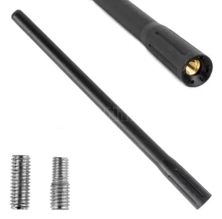 AMIO ΚΕΡΑΙΑ ΟΡΟΦΗΣ ANTM11 20cm ΜΕ 2 ΑΝΤΑΠΤΟΡΕΣ 5-6mm ΜΑΥΡΗ ΑΜΙΟ - 1 ΤΕΜ. 04161/AM 