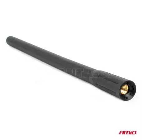 AMIO ΚΕΡΑΙΑ ΟΡΟΦΗΣ ANTM11 20cm ΜΕ 2 ΑΝΤΑΠΤΟΡΕΣ 5-6mm ΜΑΥΡΗ ΑΜΙΟ - 1 ΤΕΜ. 04161/AM 